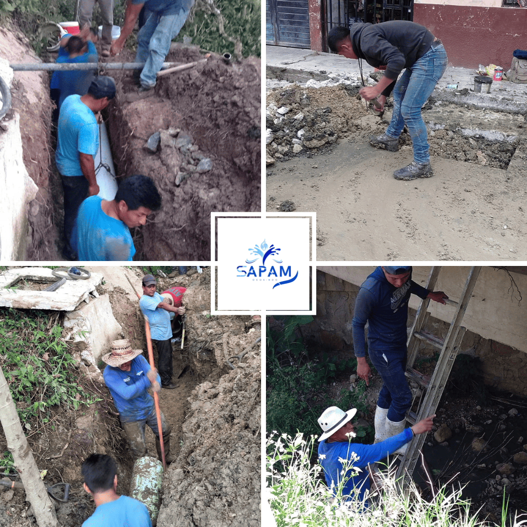 REPARACIÓN DE FUGAS EN DISTINTOS SECTORES DE LA CIUDAD