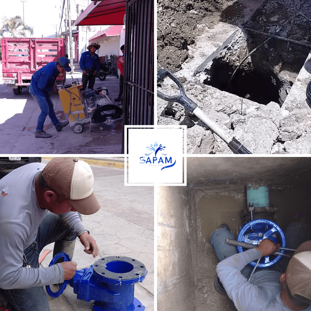 SUSTITUCIÓN DE VÁLVULAS DE 6” MEJORA LA RED EN LA ZONA NORTE